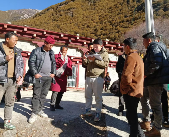 三大队矿勘公司积极助力甘孜州新一轮山洪地质灾害避险搬迁摸底调查